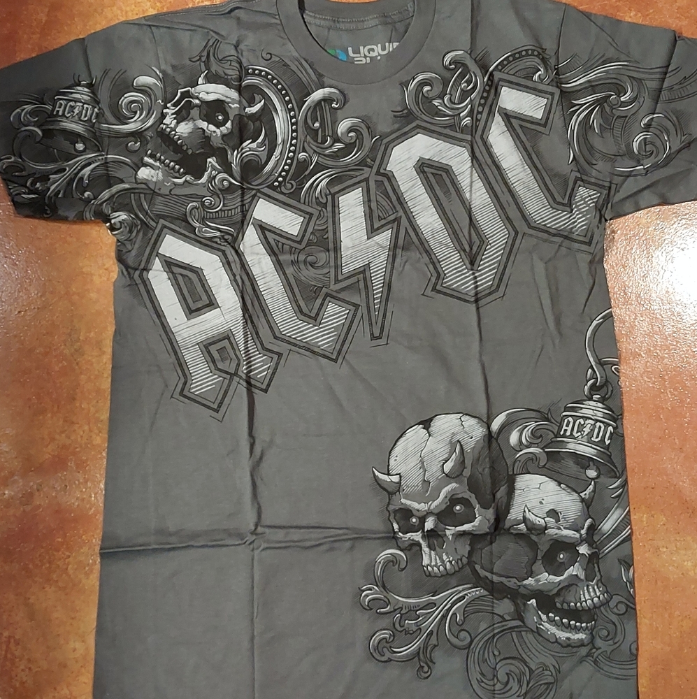 New grey AC/DC T shirt